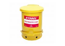 SYSBEL 10加侖可燃廢棄物防火垃圾桶WA8109300Y