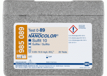 德國MN亞硫酸鹽預裝管試劑 （Sulfite）985 089 / 985 090